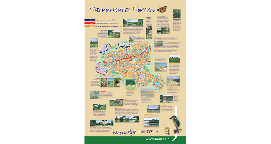 Poster Natuurroutes